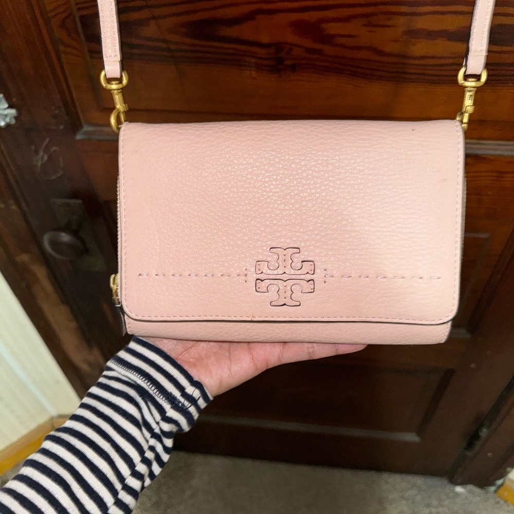 Tory Burch pink crossbody